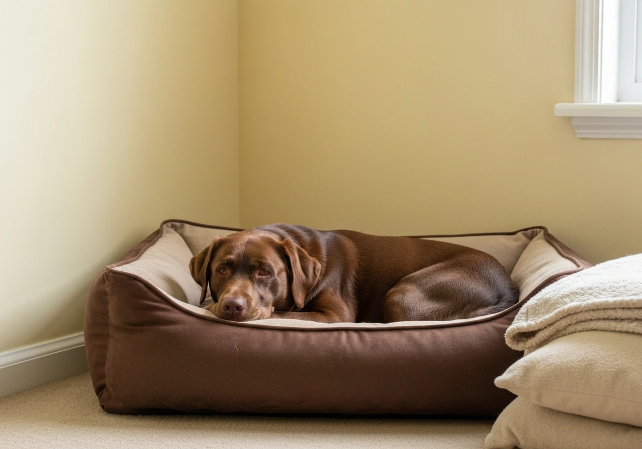 Labrador Retriever in daily life